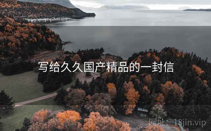 写给久久国产精品的一封信