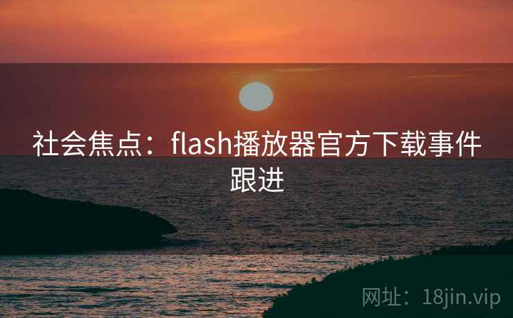 社会焦点：flash播放器官方下载事件跟进